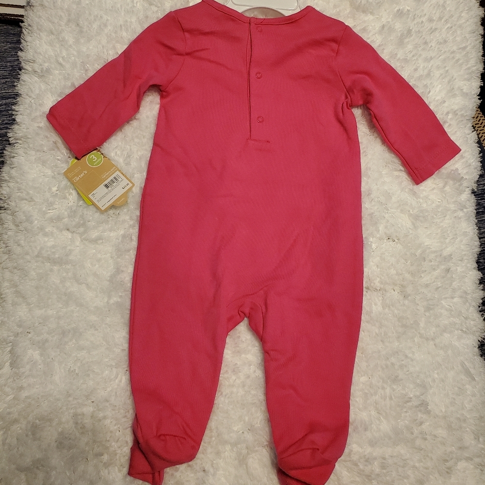 Carter's Skeleton Sleeper Dress Up Costume, Sz 3 Mths, NWT - Picture 6 of 7